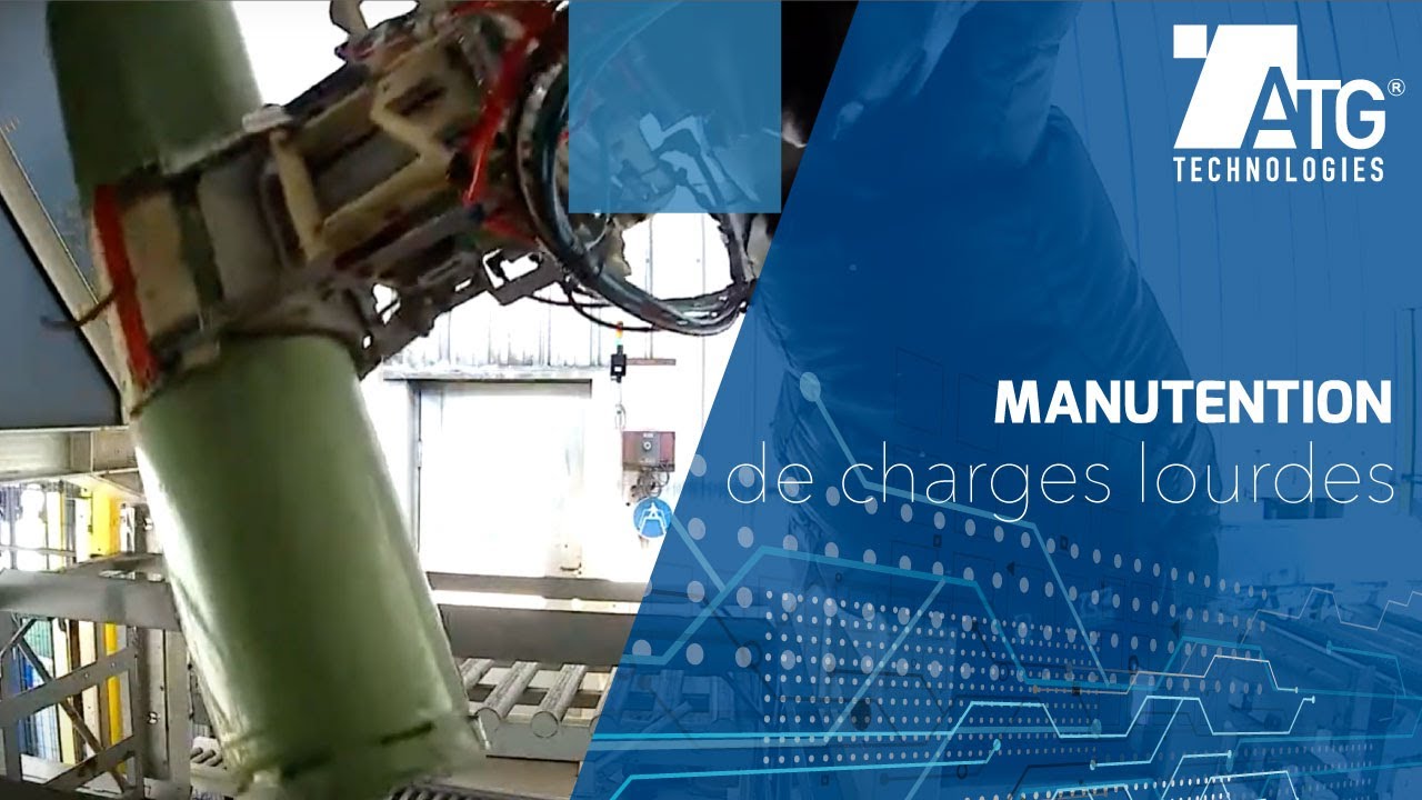 Ligne de manutention de charges lourdes en pétrochimie