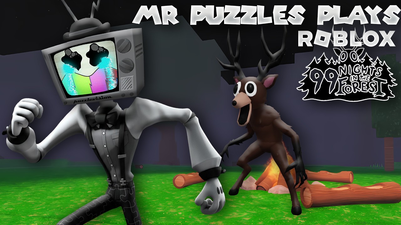 Mr Puzzles Plays: ROBLOX 99 NIGHTS IN THE FOREST!!!