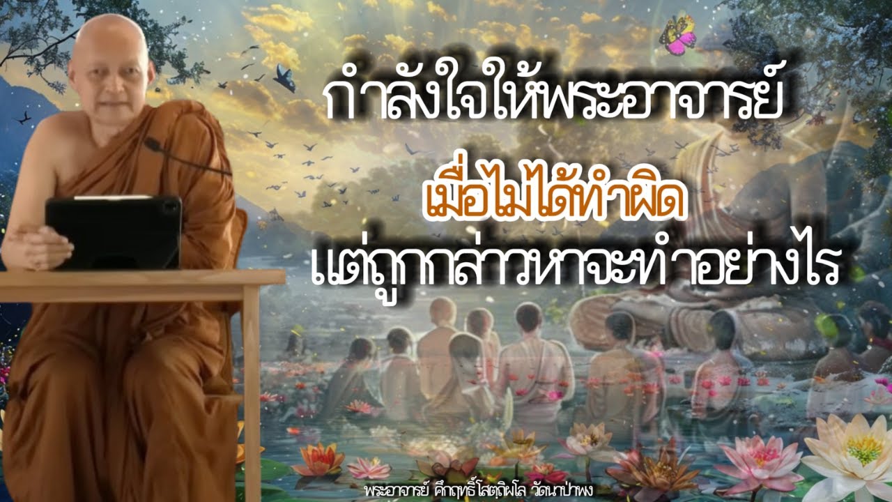 พระพุทธเจ้าทรงตรัสสอน เมื่อไม่ได้ทำผิด แต่ถูกกล่าวหาจะทำอย่างไร