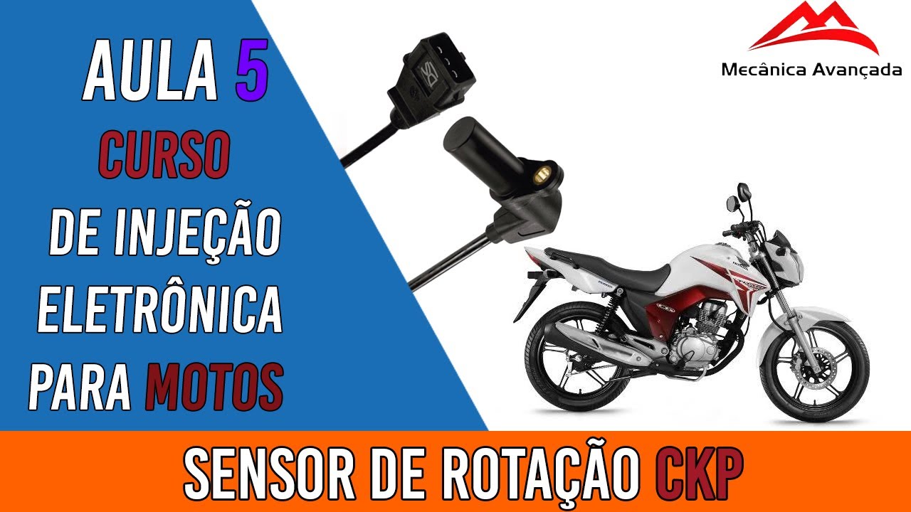 Aula 5 Sensor de rotação CKP -  Curso de injeção eletrônica de motos