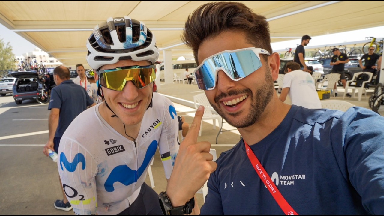 INTERCAMBIO DE GAFAS EN EL UAE TOUR 😎