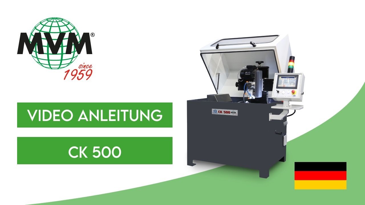 Anleitung CK500 - SPS-gesteuerte Doppelkopf-Schleifmaschine für Kreismesser