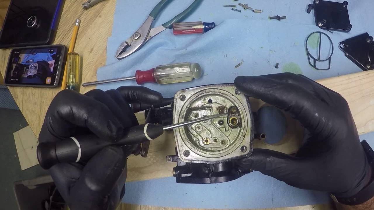 Mikuni Watercraft Carb Disassembly