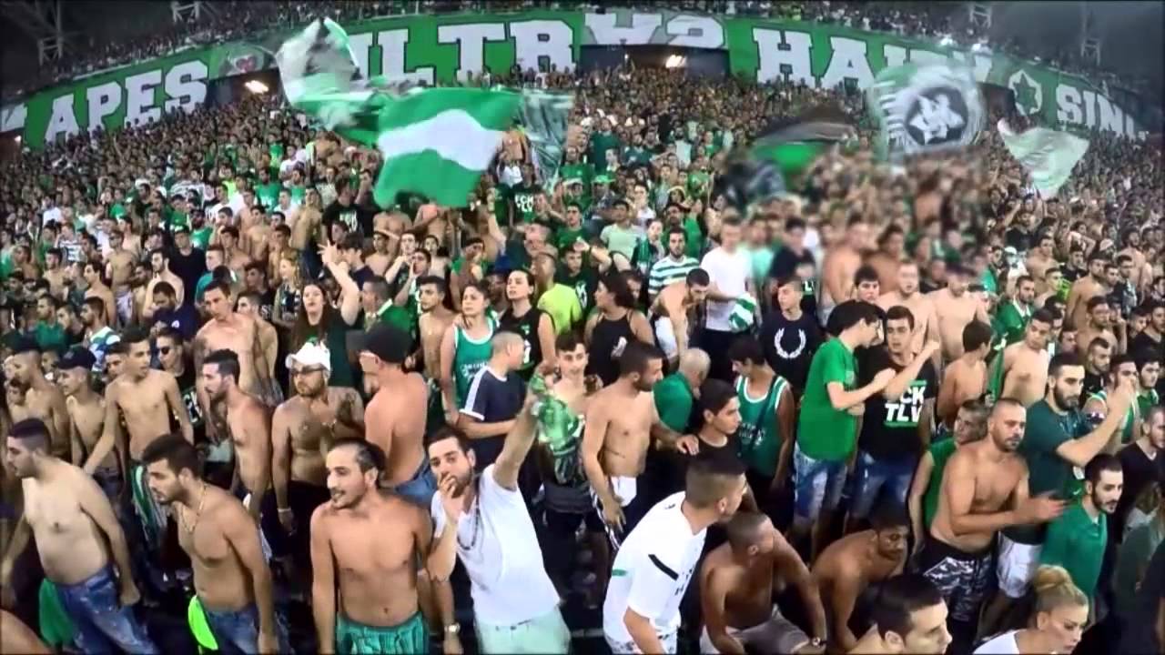 הקופים הירוקים קטעי עידוד מהמשחק נגד מכבי תל אביב