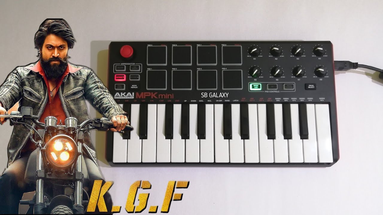 KGF - Salam Rocky Bhai Mass BGM Cover | Akai MPK Mini | SB GALAXY