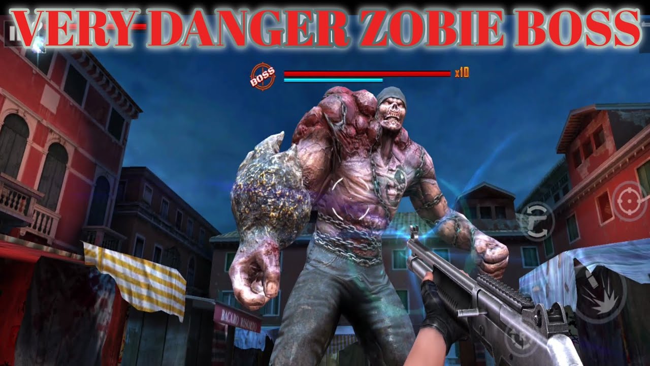 I KILLED DANGER ZOMBIE 🧟‍♂️ BOSS IN A GAME || ZOMBIE FIRE 3D: OFFLINE GAME || 🥵
