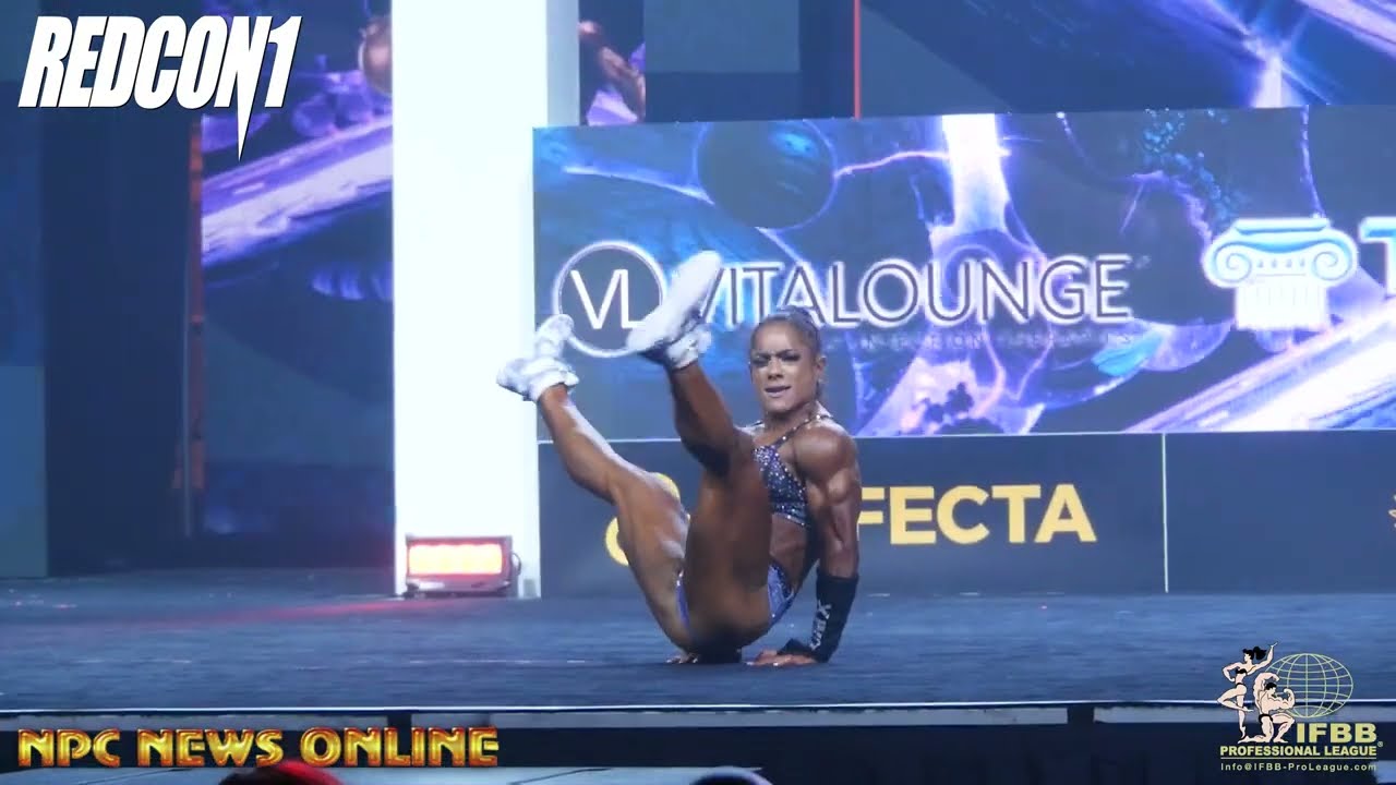 2021 IFBB Fitness Olympia 4th Place Ariel Khadr Fitness Routine 4K Video