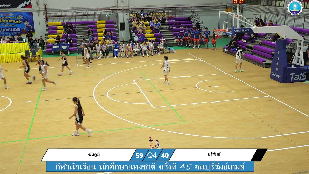 🏆🔥 การแข่งขันกีฬานักเรียน นักศึกษาแห่งชาติ 
ครั้งที่ 45 ประจำปี 2569 “ฅนบุรีรัมย์เกมส์” 🟢⚪🟡
🏀