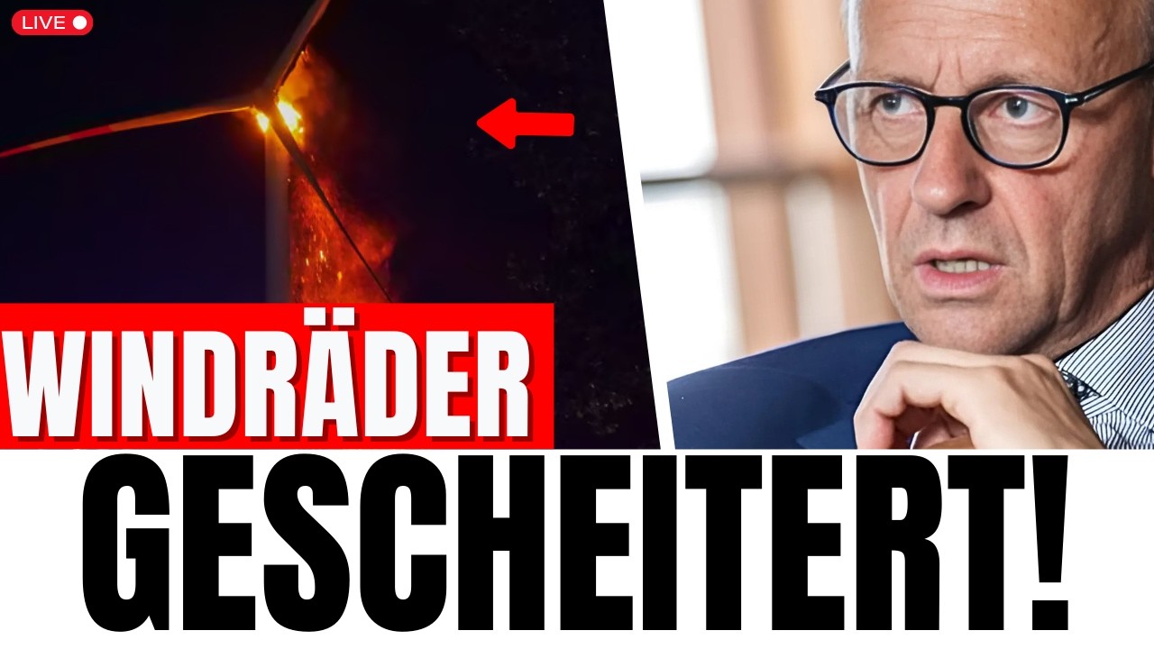 WINDR&Auml;DER am Ende. Gigantische Gr&uuml;ne Strom Krise!