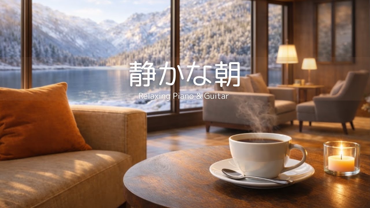 【朝カフェBGM】仕事前に、静かな時間を｜月曜の朝に聴きたいピアノ＆ギター