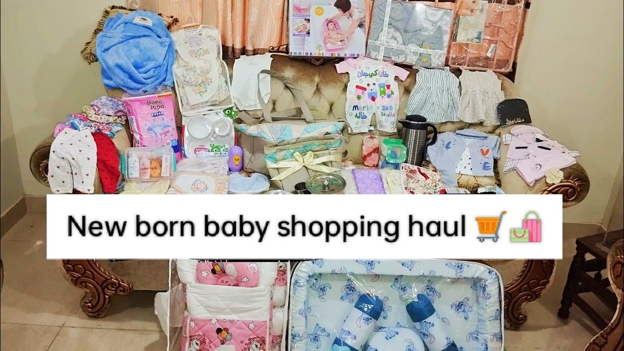New born baby shopping haul/ excited new mom to be/ baby essentials shopping 🛒🛍️