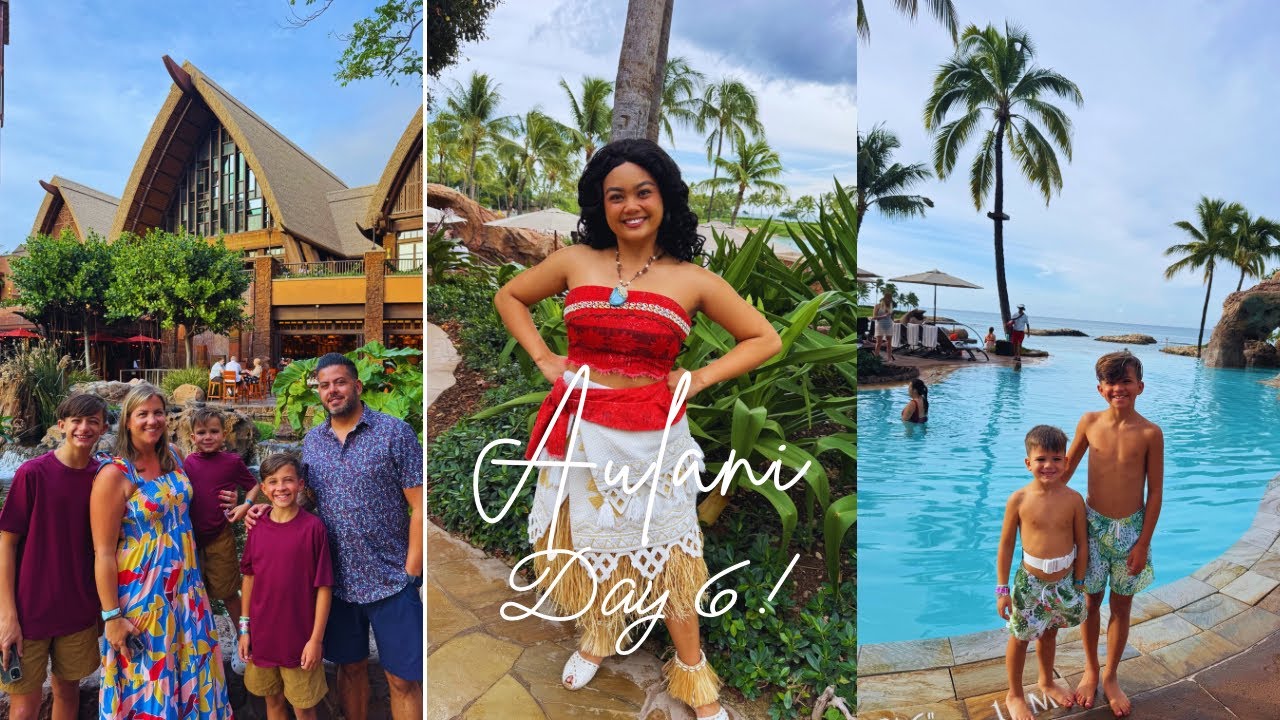 Aulani! Day 6! We Had The WORST Dining Service!
