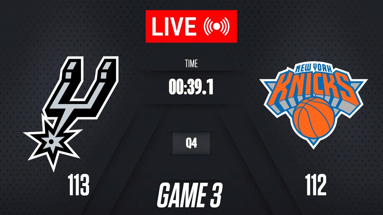 NBA LIVE! San Antonio Spurs vs New York Knicks GAME 3 | June 9, 2026 | NBA 2K26 FINALS MODE