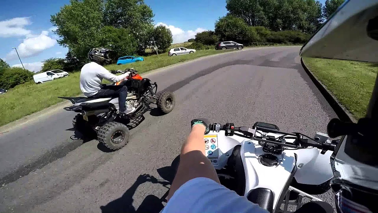Brighton Motorway Road Trip Yamaha Yfz450R + Yamaha Yfz450R Atv England