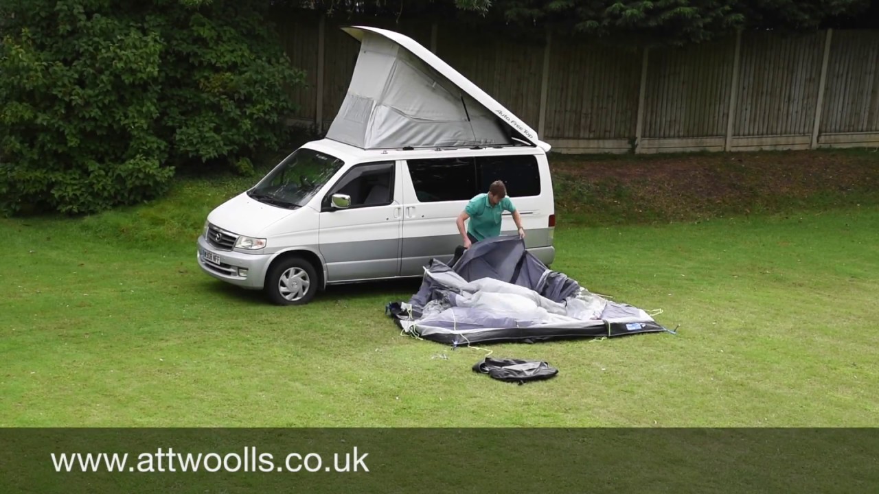 Kampa Travel Pod Trip Air Awning Pitching & Packing Video