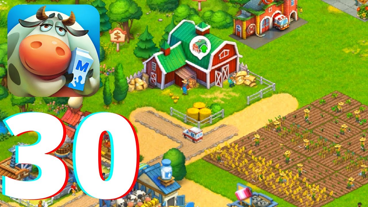 Township - Gameplay Walkthrough Part 30 - Level 13 Barn Upgrade 110 (Android, iOS)