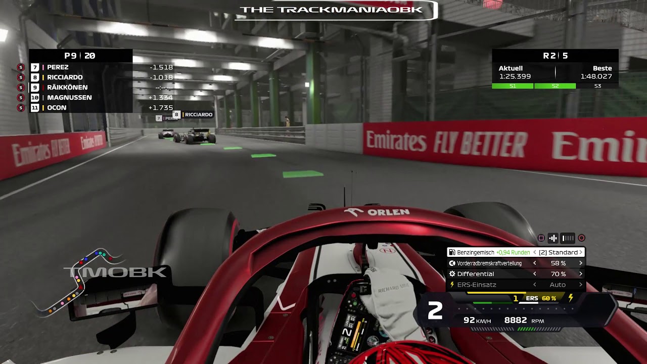 F1 2020 - Singapore Gameplay - Raikkonen [HD]