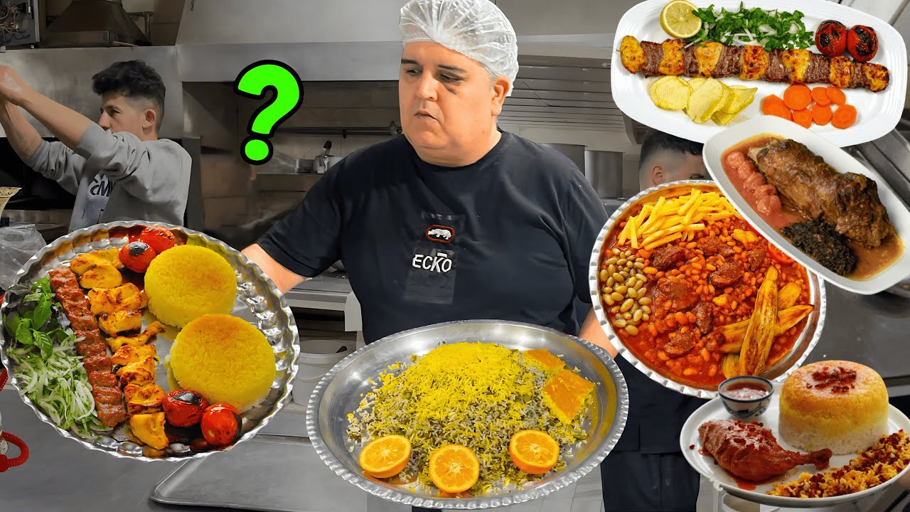 98-Year-Old Traditional Iranian RESTAURANT with the Best KEBAB and Traditional Teahouse!