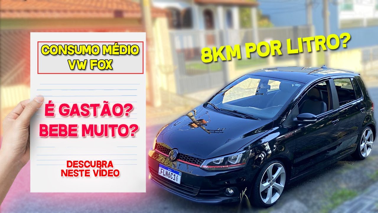 CONSUMO M&Eacute;DIO VW FOX? FALEI A VERDADE!!!