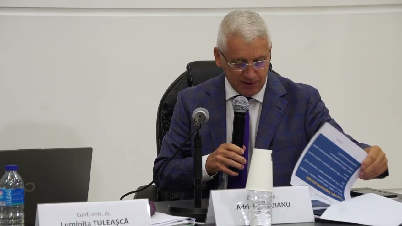 Conf. univ. dr. Adrian ȚUȚUIANU și Conf. univ. dr. Luminița TULEAȘCĂ
