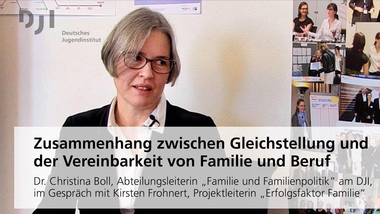 Gleichstellung und die Vereinbarkeit von Familie und Beruf - Dr. Christina Boll im Interview