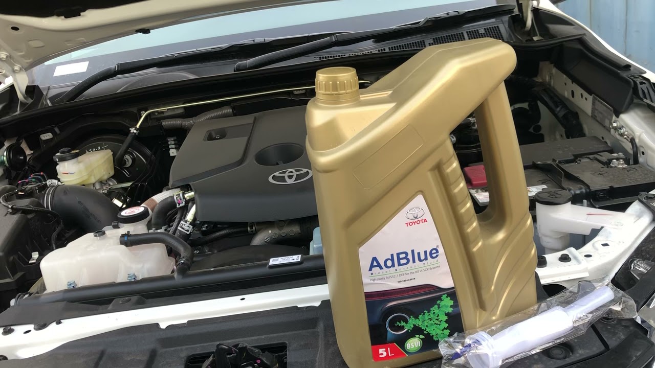 Fortuner Ablue|Legender Adblue| Innova Crysta Adblue| BSVI Adblue| How to Refill Adblue|Toyota Ablue