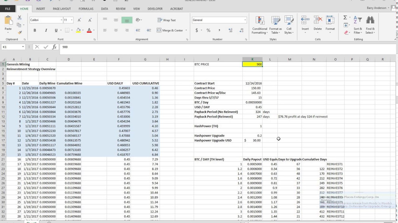 Genesis Mining Strategy Overview