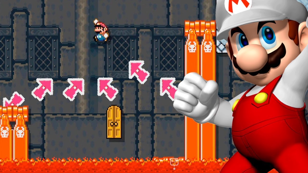 O MESTRE DO FOGO: INSANO! – Super Mario Maker (SUPER EXPERT)