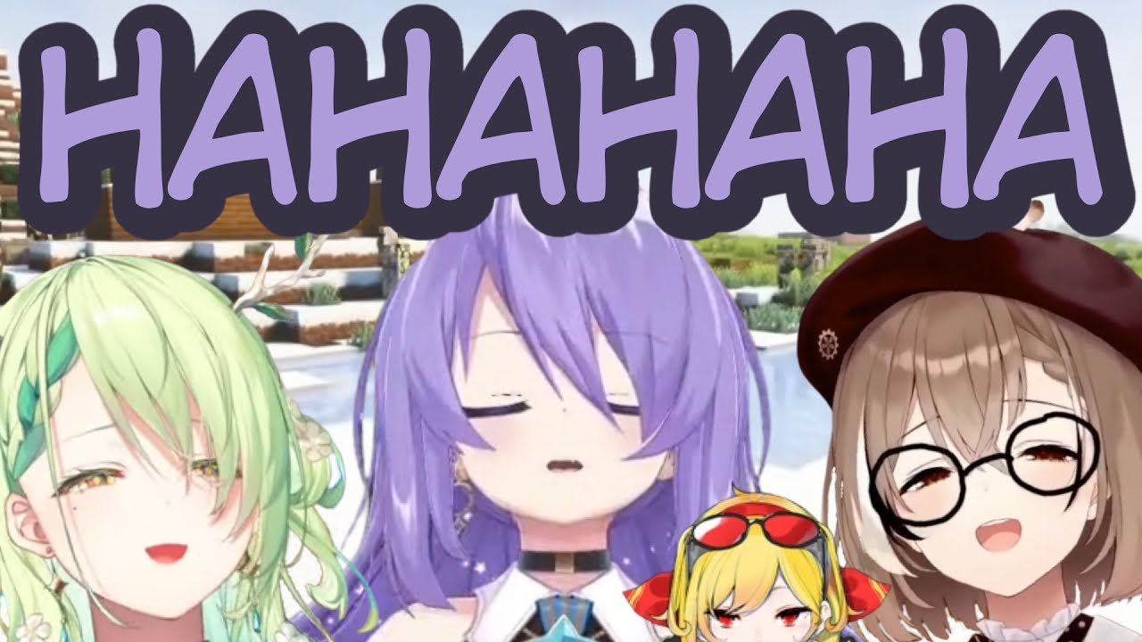 Mumei's Gremlin Laugh Causes Moona To Laugh Like Crazy | Minecraft | Hololive EN x ID