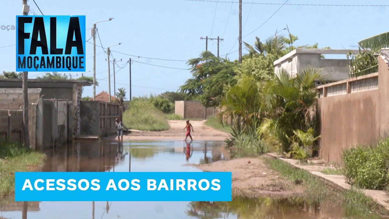 Moradores do bairro Faftine em Marracuene exigem recuperação da via principal @PortalFM24