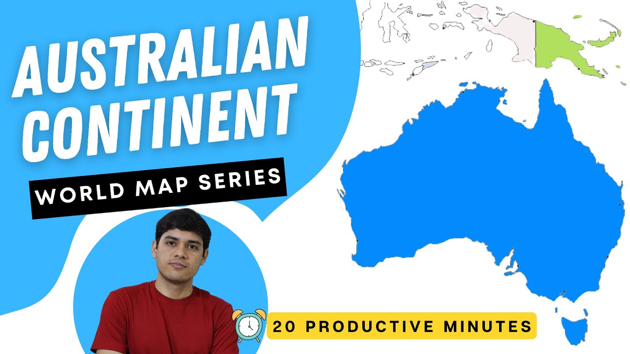 Australia Continent | Oceania | Melanesia | Micronesia | Polynesia | World Map