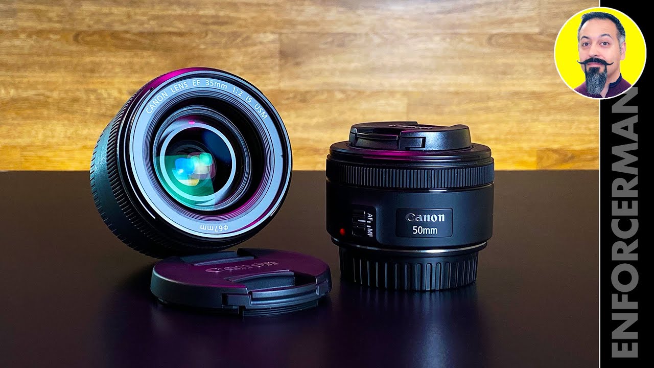 CANON 50mm 1.8 vs 35mm 2.0 - Best Budget Canon Prime Lenses for Video.