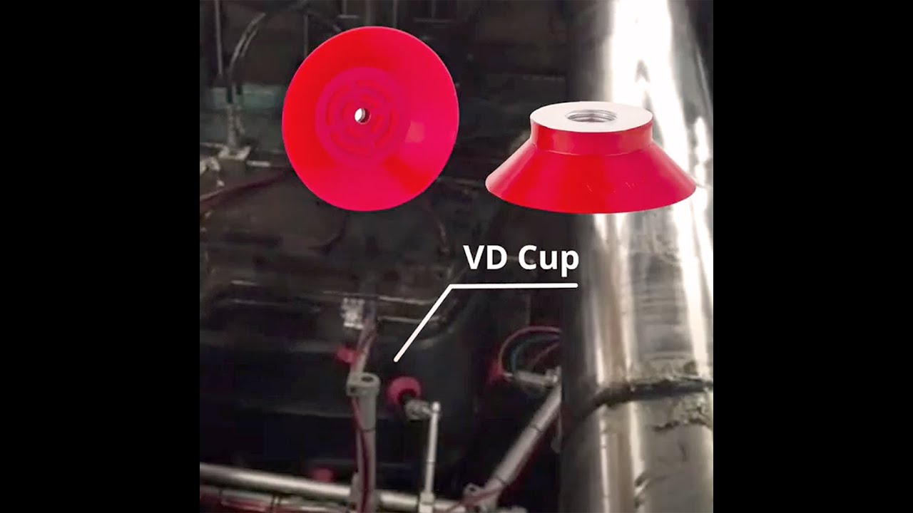 Injection Molding Extraction -  Robot with VMECA components removing a Car Bumper