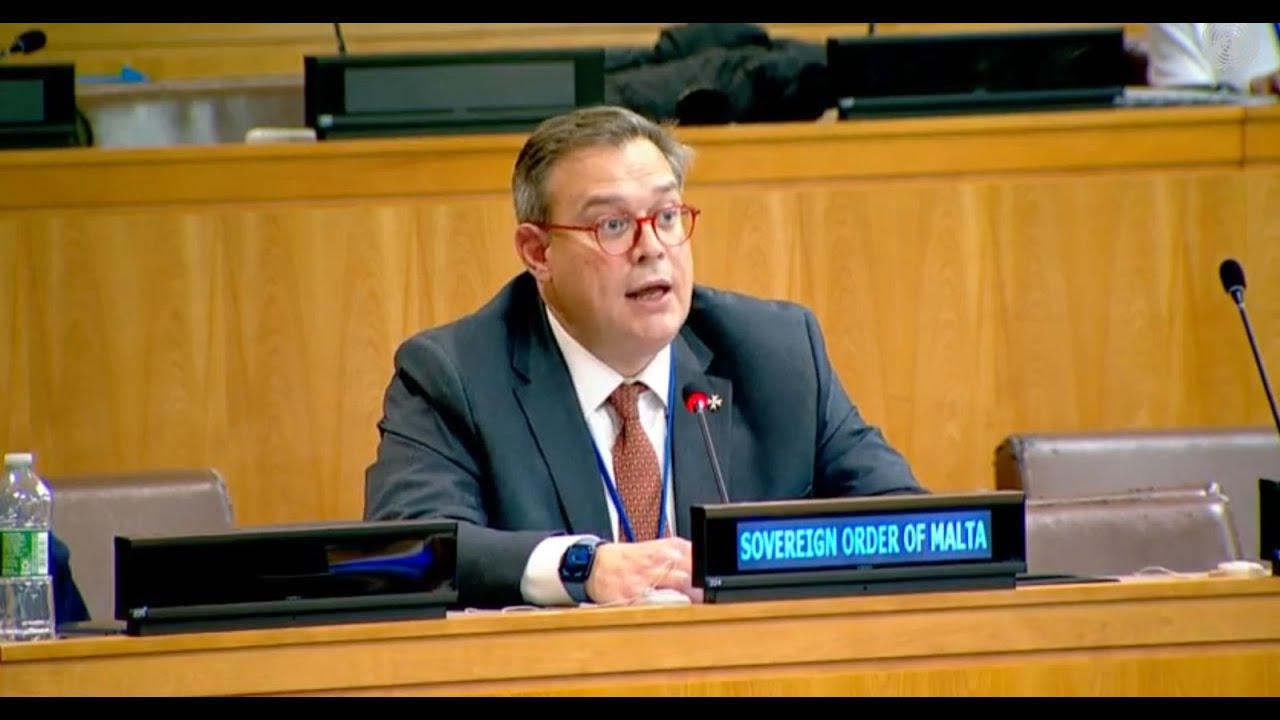 Counsellor Fra&rsquo; Nicola Tegoni Addresses the Third Committee on the Human Rights for Refugees