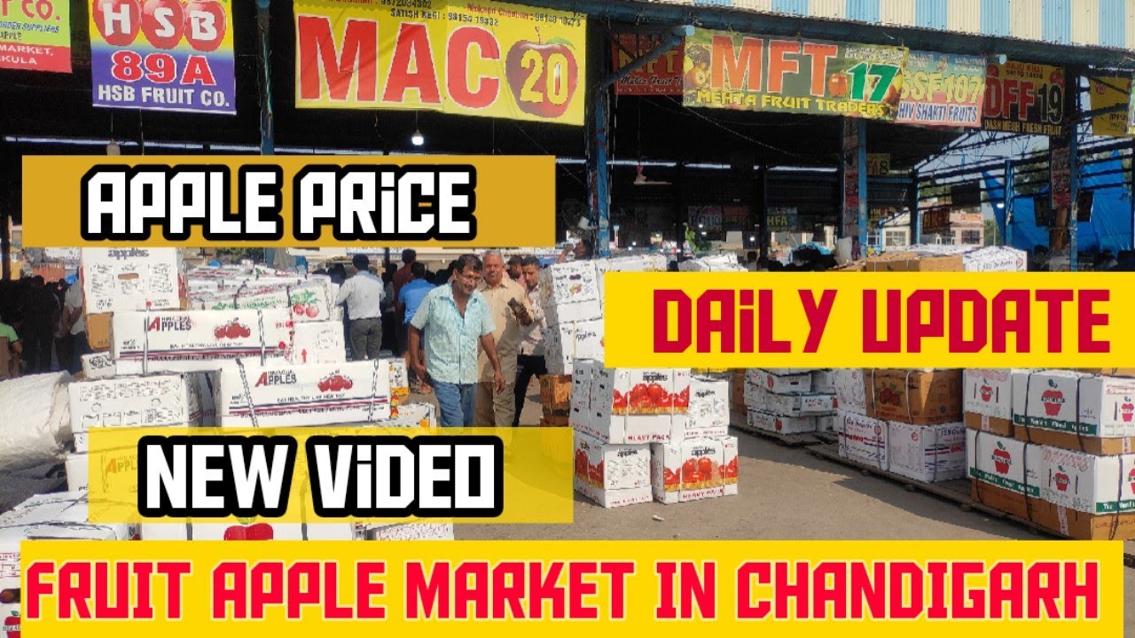 fruit apple mandi (market) in Chandigarh 1 Fruit apple mandi in (market) panchkula सेब मंडी चंडीगढ़