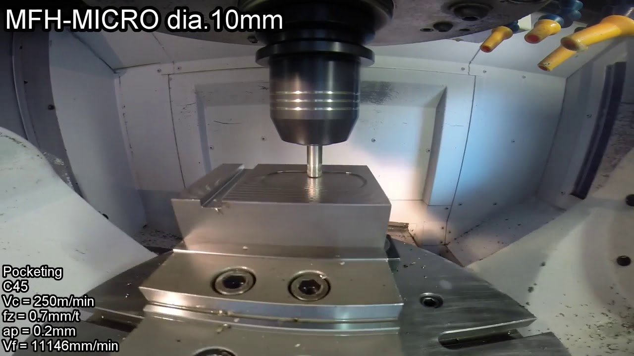 MFH Micro von Kyocera - Hochvorschubfräser für kleinste Durchmesser