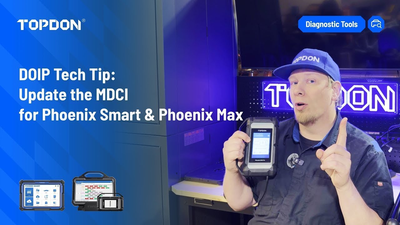 Технический совет TOPDON — DOIP Phoenix Smart и Phoenix Max — ОБНОВЛЕНИЕ MDCI