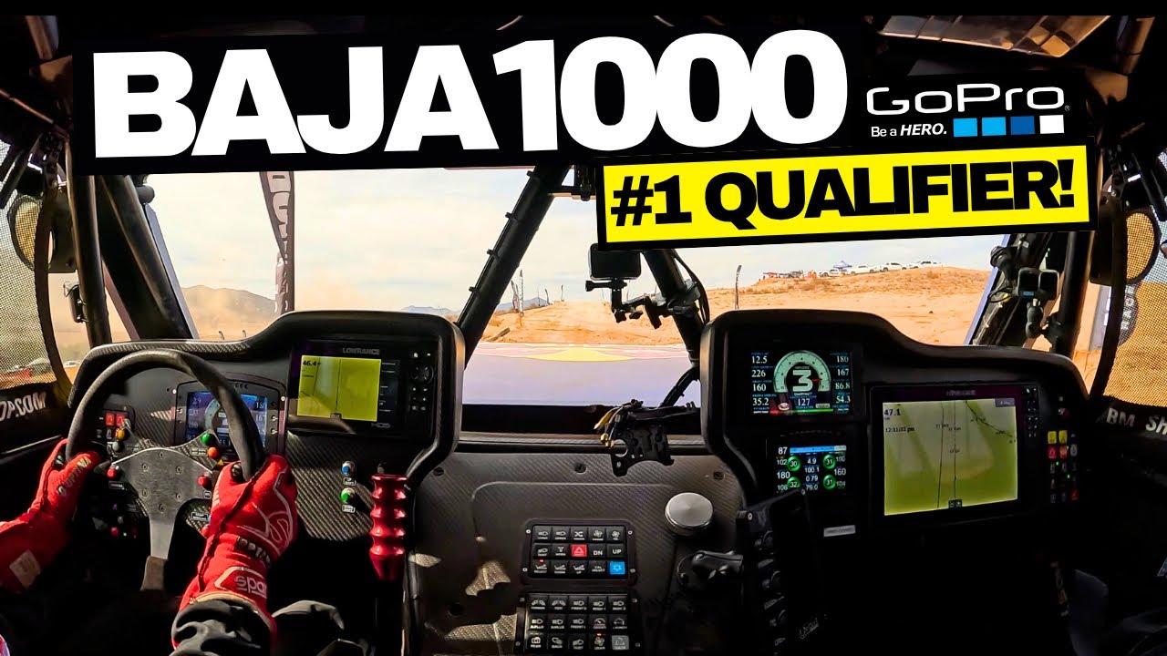 Onboard Baja 1000 #1 Qualifier Trophy Truck