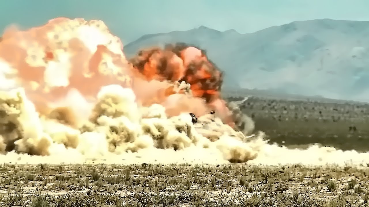 A-10 Warthog Drops Bombs • Violent Destruction Of Targets