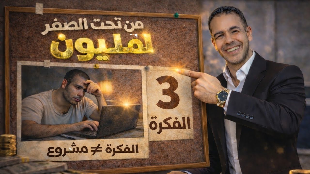 من تحت الصفر لمليون | 3️⃣ مش كل فكرة تنفع مشروع… يعني إيه الكلام ده؟