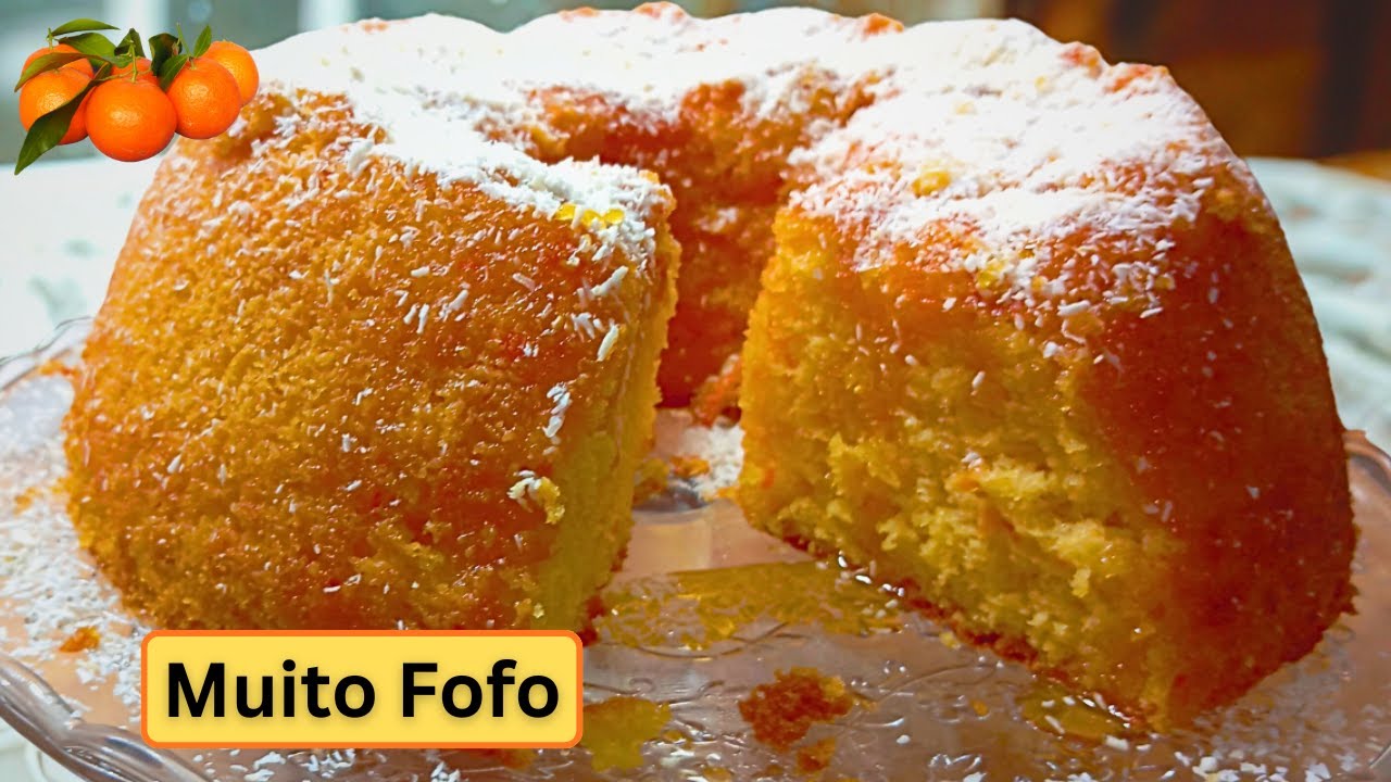 Bolo de Tangerina mais fofo do mundo em 5 minutos
