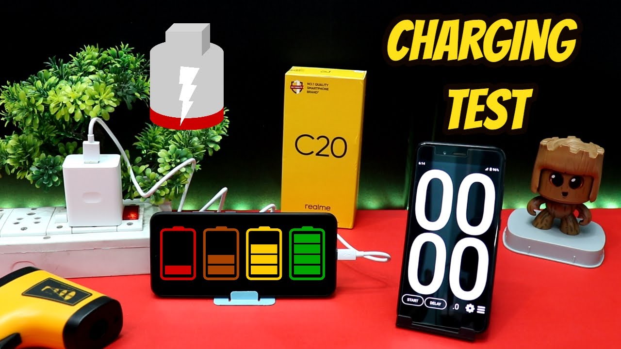Realme C20 0-100% Charging Test ( Realme C20 Charging Time Test )