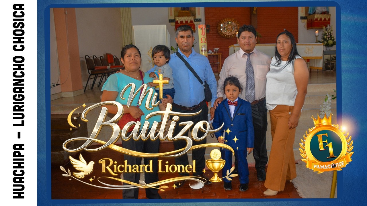 ✅🎉MI BAUTIZO RICHARD LIONEL👼✨