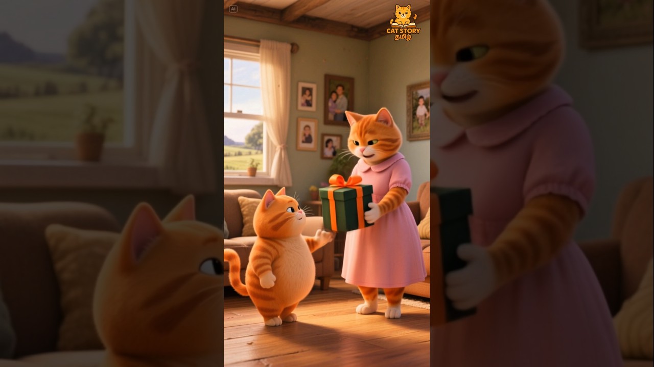 Today Orange Cat Mother Birthday 🎂🎊 
