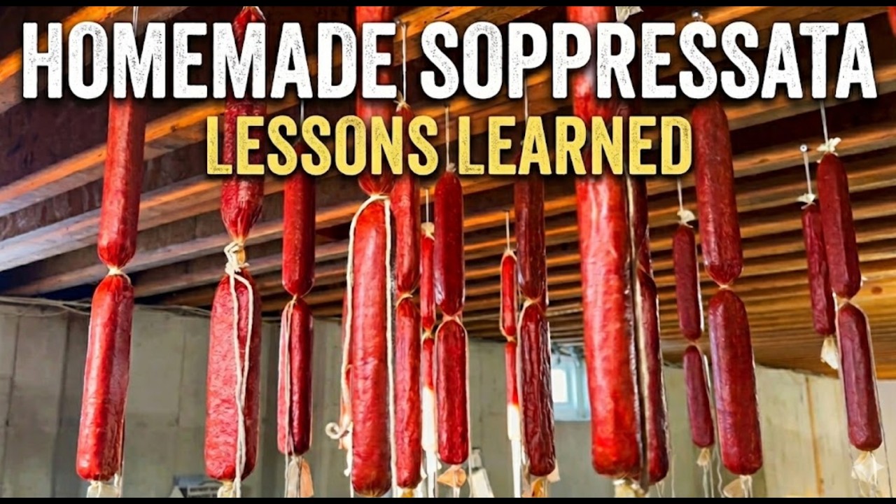 Homemade Salami (Soppressata) : Process, Recipe, and Lessons Learned