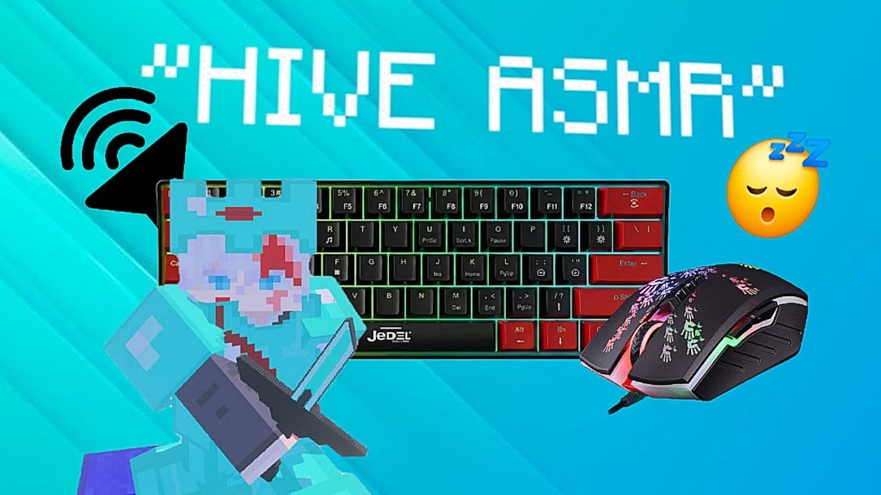 Relaxing “HIVE BEDWARS ASMR” | new keybored 