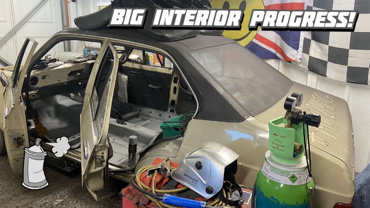 WELDING THE MK2 ESCORT FLOOR PATCHES & PLANNING RHD SWAP