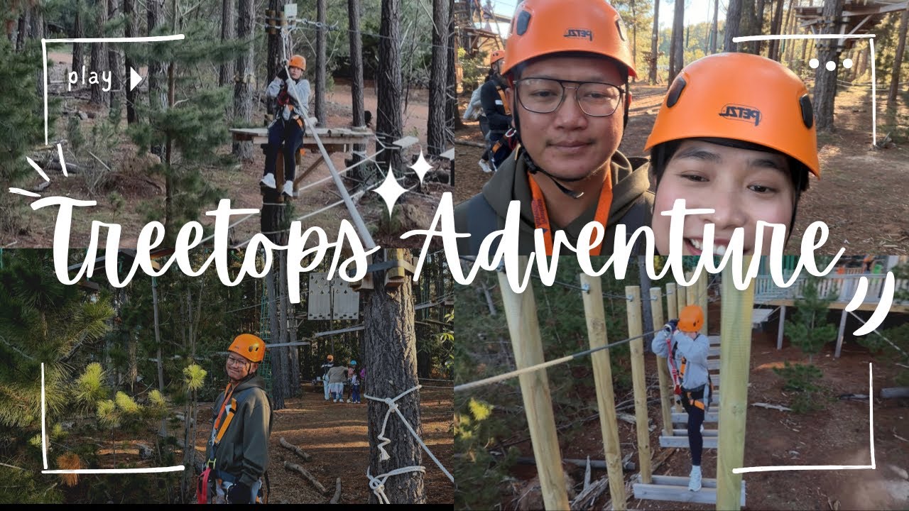 🌳 Treetops Adventure Canberra | An Adventurous Date with My Husband 😅