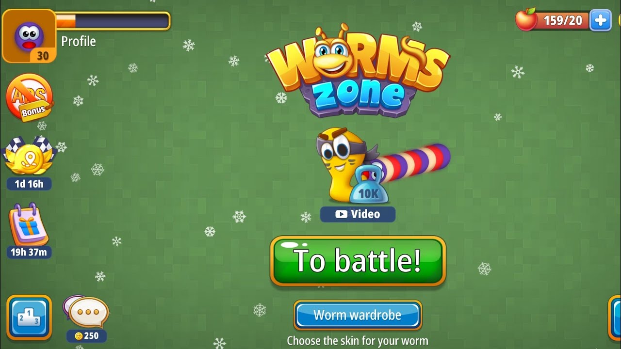 Worms Zone game play
