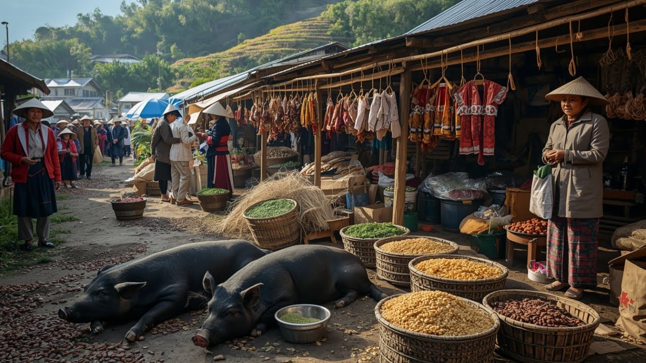 Muong Khuong Border Market in the Highlands – Stunning Valley Market, Hidden Gems & Local Culture